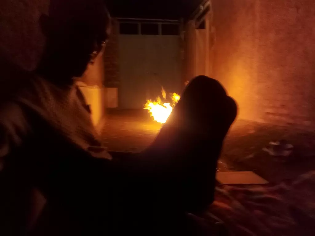 Chaharshanbe suri night - (Eight days after second session of Chemotherapy)