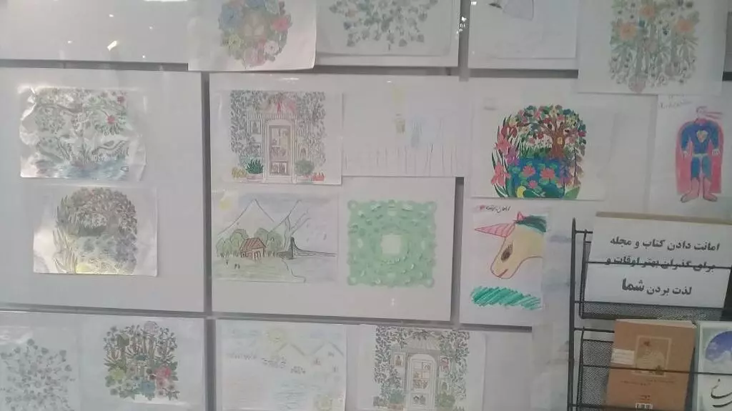 Patient and Companion Paintings — Oncology Department / Imam Khomeini Hospital Cancer Institute
